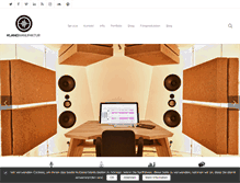 Tablet Screenshot of klang-manufaktur.de
